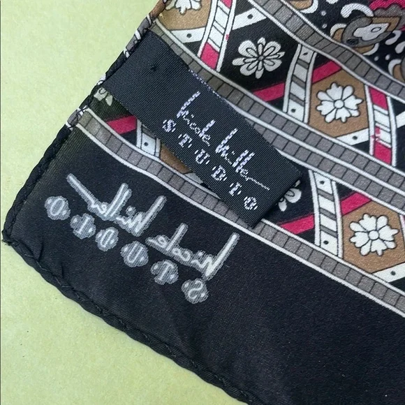 New Nicole Miller Multicolored Silk Scarf Wrap